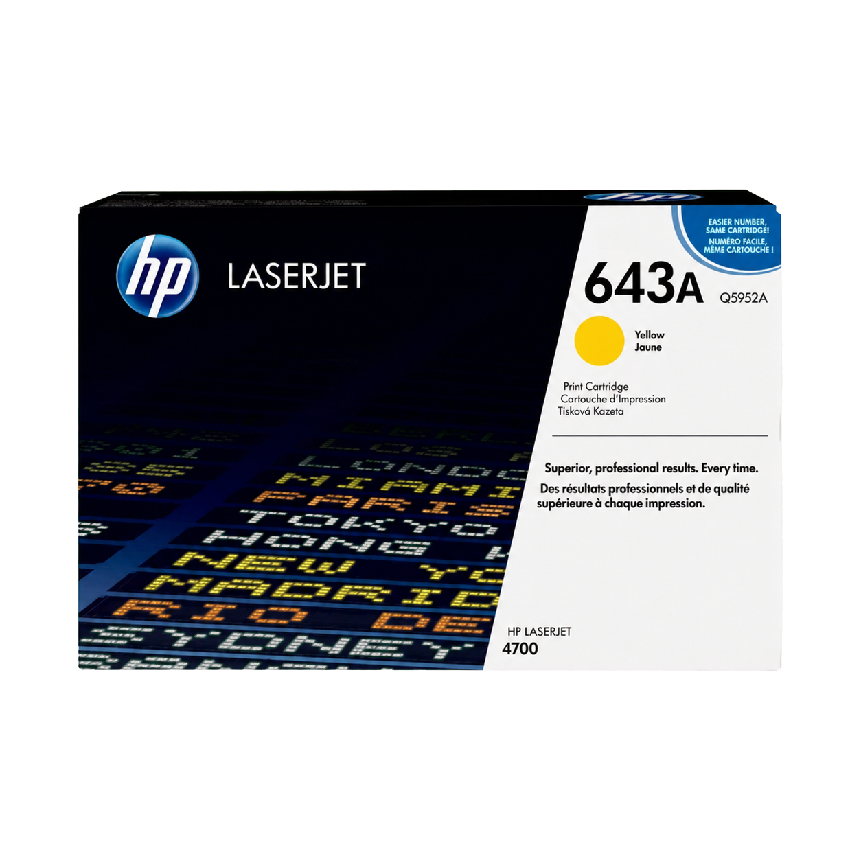 HP 643A amarillo